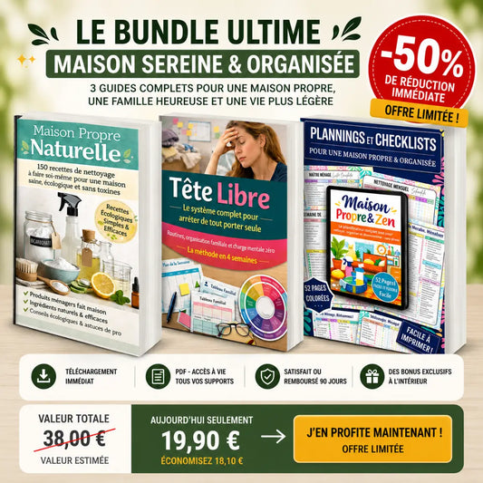 OFFRE EXCLUSIVE — PACK MAISON SEREINE & ORGANISÉE