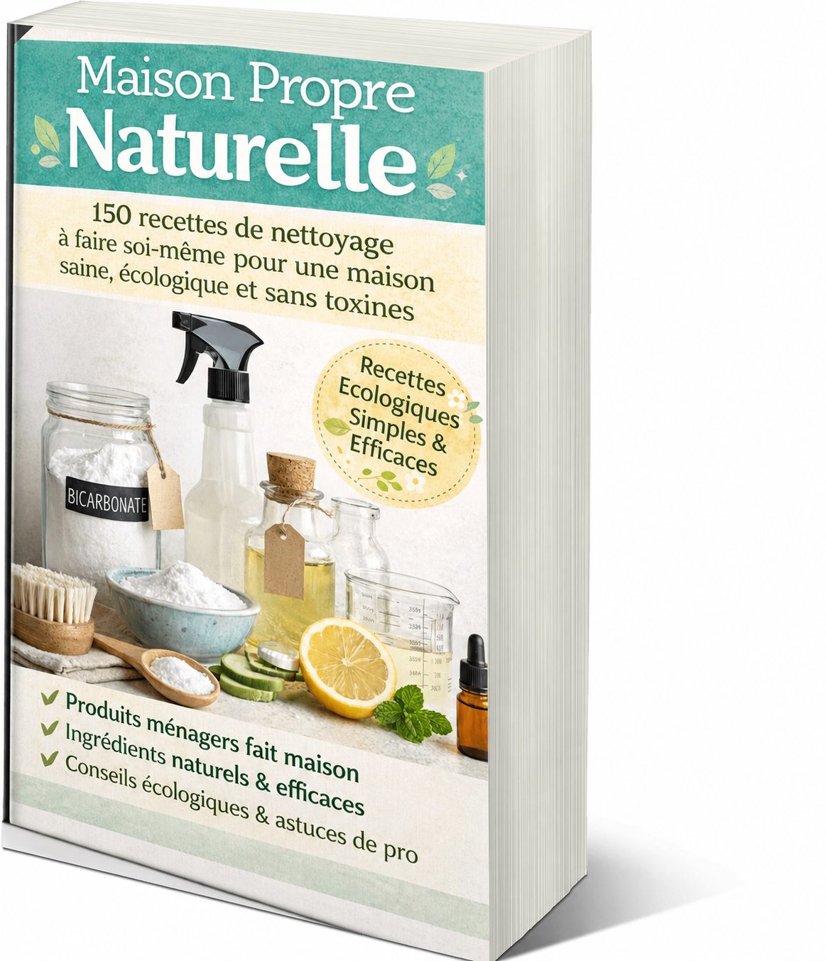 Fait maison, zéro chimie - Le guide complet des produits ménagers naturels